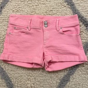 lily pulitzer pink jean shorts